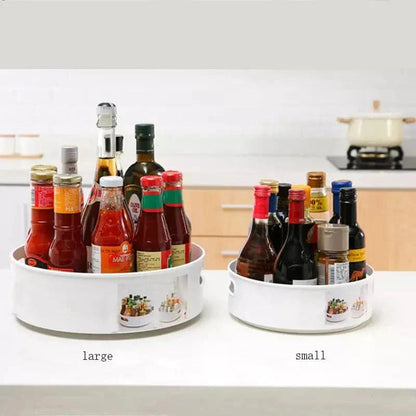 360 Rotating Kitchen Tray for Easy Organization and Access