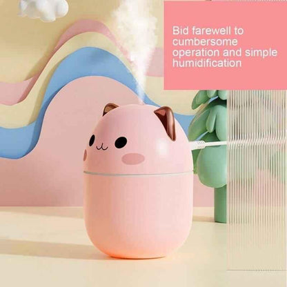 200ml Cat Humidifier - Adorable Cute Cat Design for Home and Office