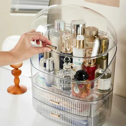 Transparent Makeup Organizer - Desk Makeup Organizer Box