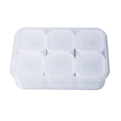 6 Grid Vegetable Storage Box for Kitchen Organization and Fresh Produce