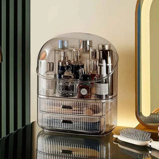 Transparent Makeup Organizer - Desk Makeup Organizer Box