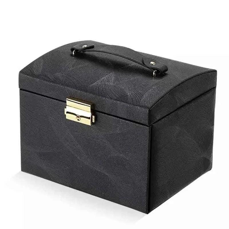 3 Layer Jewelry Organizer - Premium Elegant Design with Ample Storage