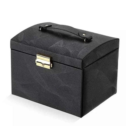 3 Layer Jewelry Organizer - Premium Elegant Design with Ample Storage
