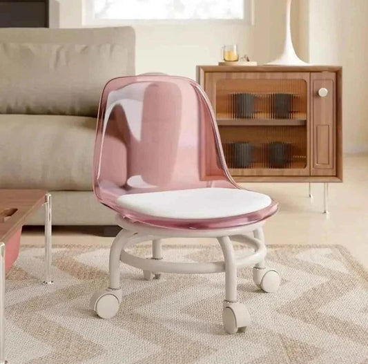 Acrylic 360 Moving Chair - Transparent 360° Rotating Chair for Modern Interiors