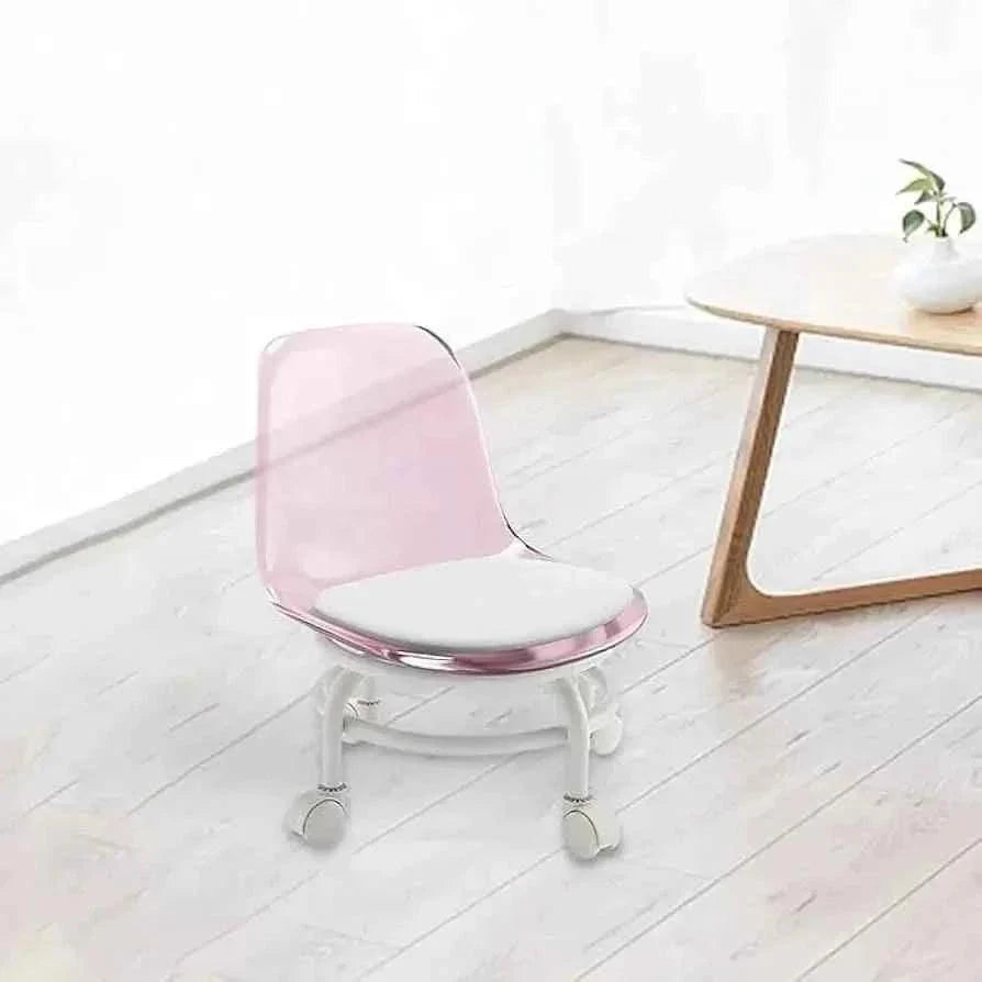 Acrylic 360 Moving Chair - Transparent 360° Rotating Chair for Modern Interiors