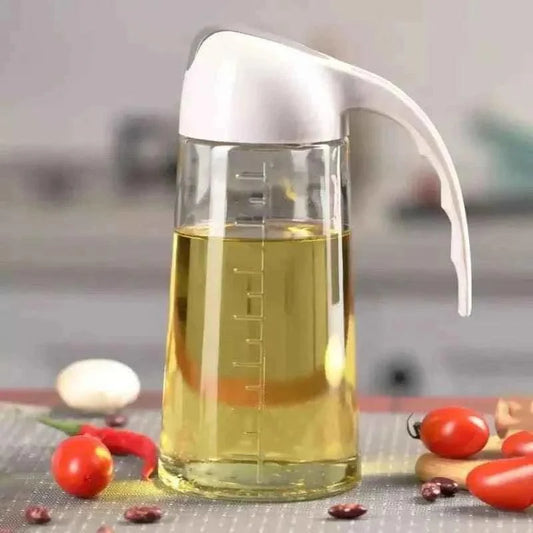 630ml Glass Oil Dispenser - Premium Glass Oil Dispenser Jar