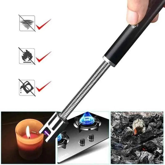 Rechargeable Electric Lighter - Windproof, USB Rechargeable, Eco-Friendly Lighter