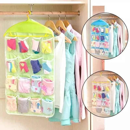 16 Pockets Multifunctional Socks Organizer