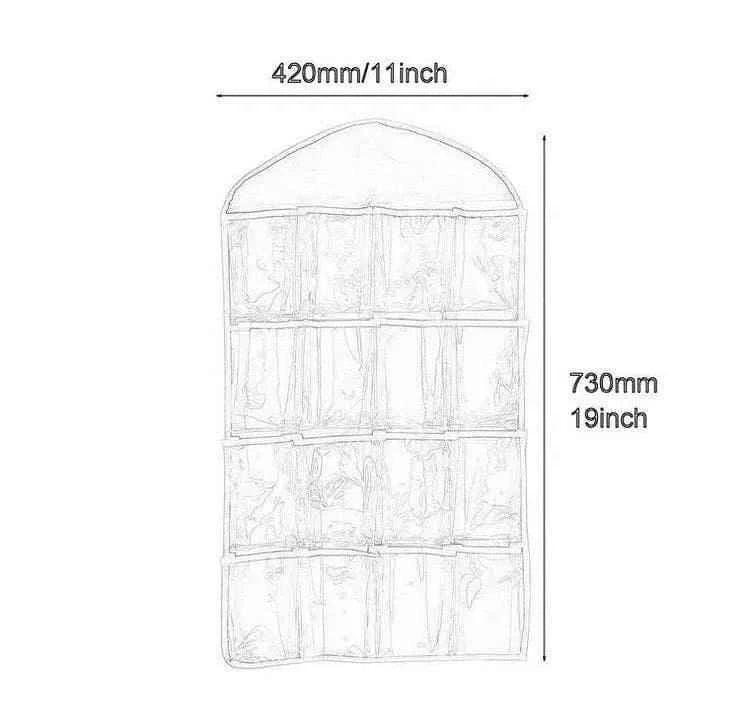 16 Pockets Multifunctional Socks Organizer