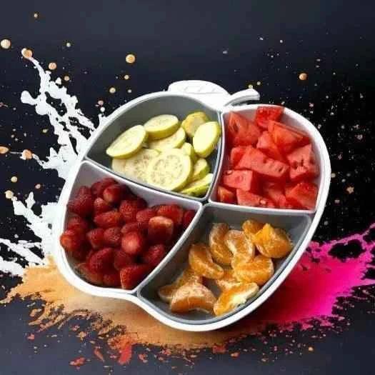 Apple Shape Plastic Tray for Stylish Serving and Organization