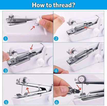 Portable Mini Sewing Machine for Easy Handheld Stitching and Repairs