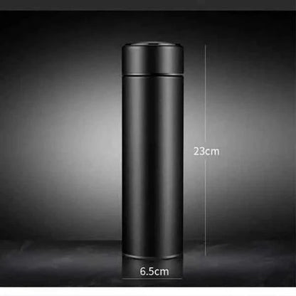 500ML LED Temperature Display Water Bottle - Stainless Steel Insulated Flask