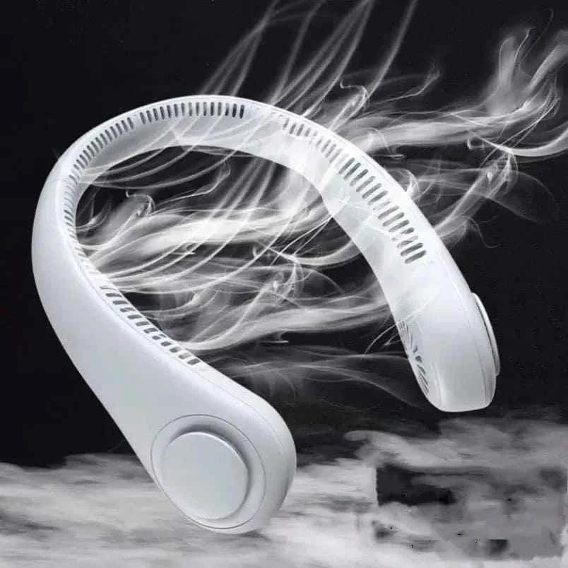 Portable Neck Fan for Summer Travel and Outdoor Sports - Mini Air Cooler Conditioner