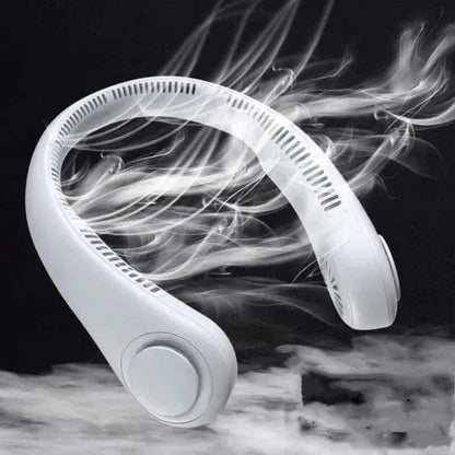 Portable Neck Fan for Summer Travel and Outdoor Sports - Mini Air Cooler Conditioner