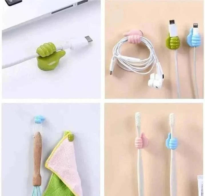Silicone Wall Clips - 10 Pieces Multifunctional Hand Wall Clips
