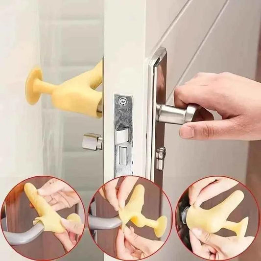 Silicone Door Stopper Protector Handle Cover - Durable and Flexible Solution