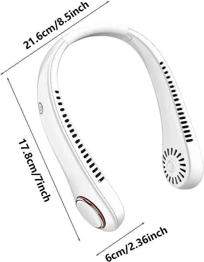 Portable Neck Fan for Summer Travel and Outdoor Sports - Mini Air Cooler Conditioner