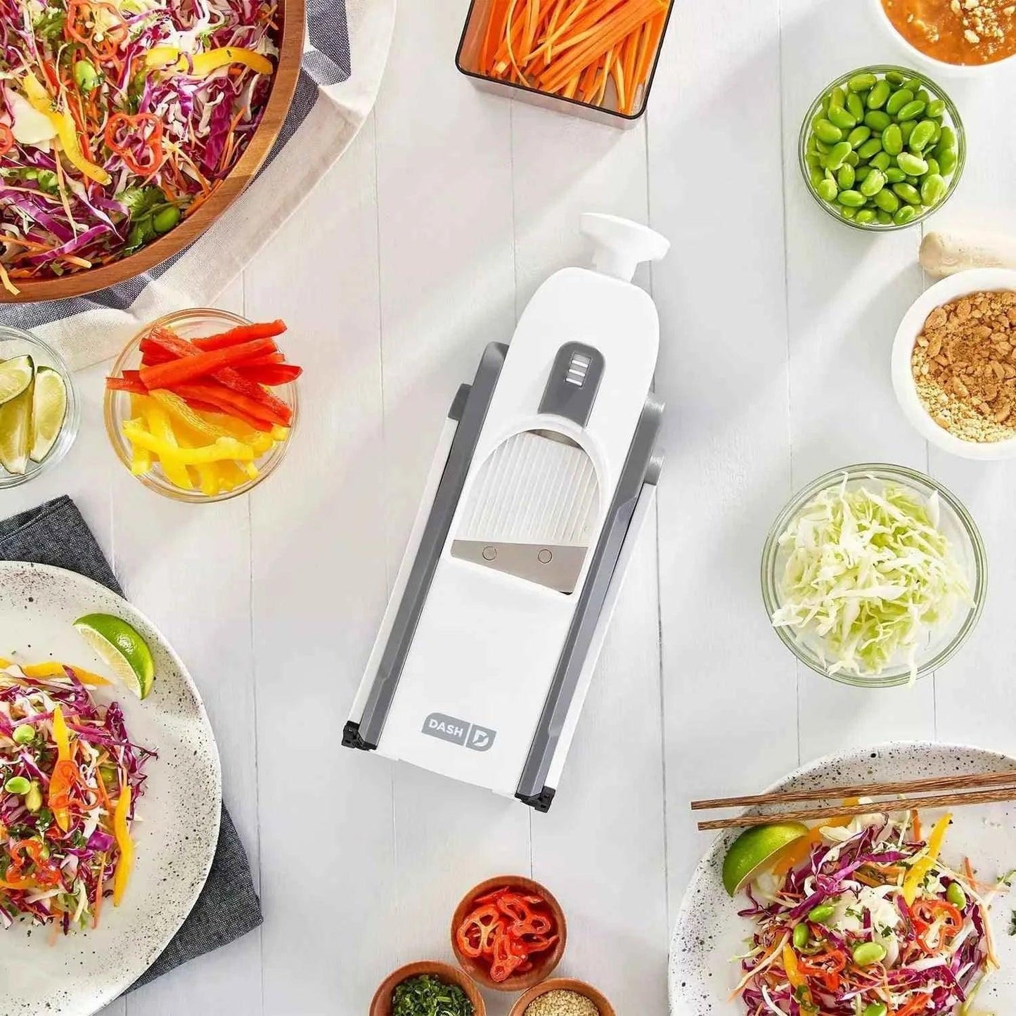 5 in 1 Manual Vegetable Cutter - Versatile Kitchen Tool for Slicing, Dicing, Chopping, and Julienne